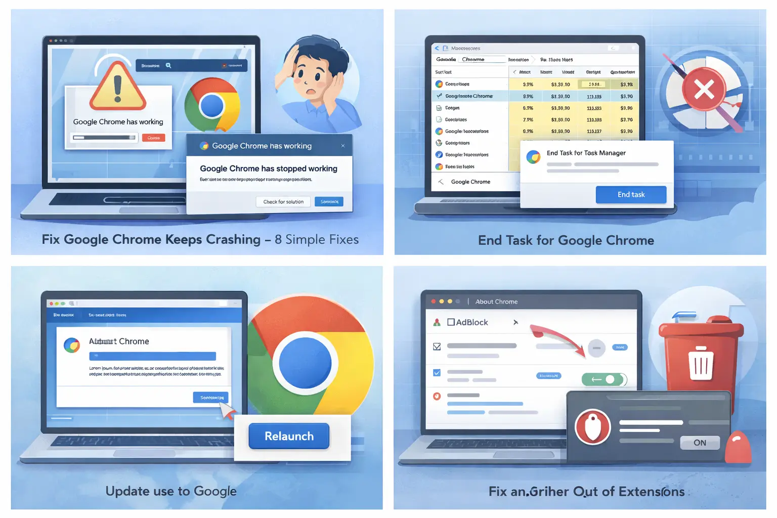 Chrome keeps crashing